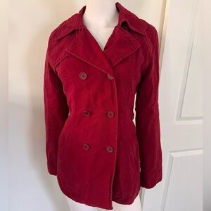 Mossimo Supply Co. Women's Bold Red Pea Coat
